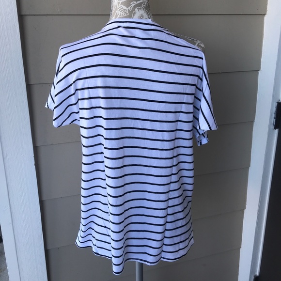 NWT Stateside Cutout Stripe SlubTee - Picture 2 of 5